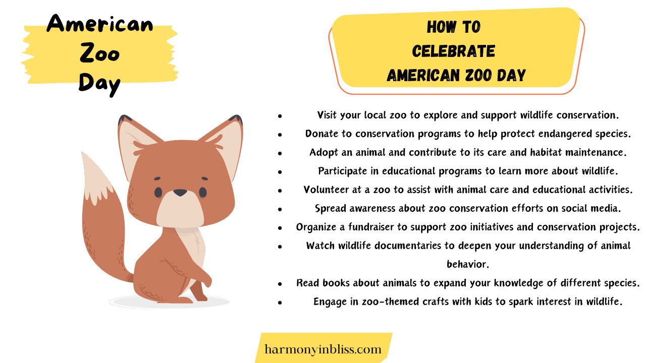 How To Celebrate American Zoo Day