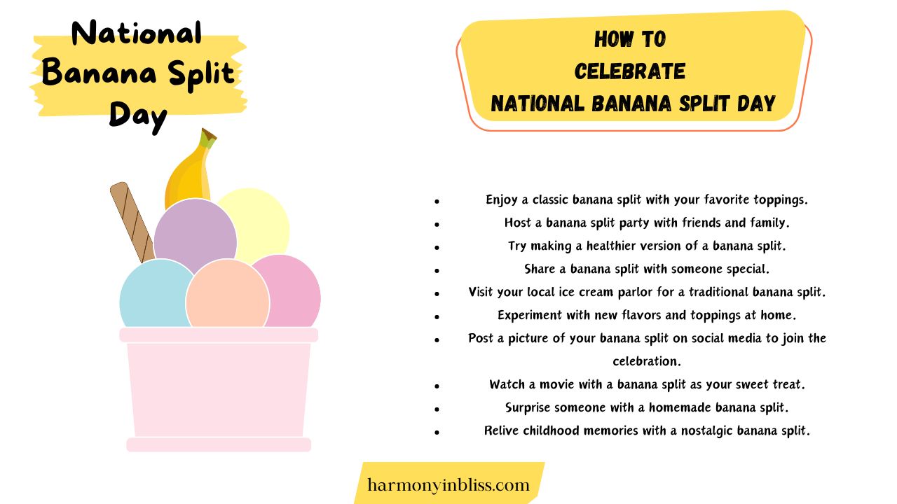 How To Celebrate National Banana Split Day