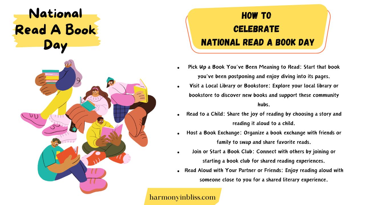 How To Celebrate National Read A Book Day