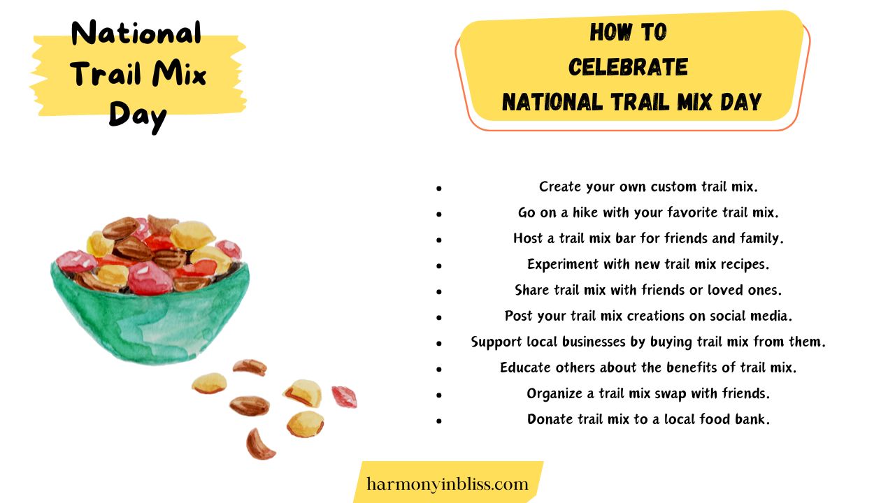 How To Celebrate National Trail Mix Day