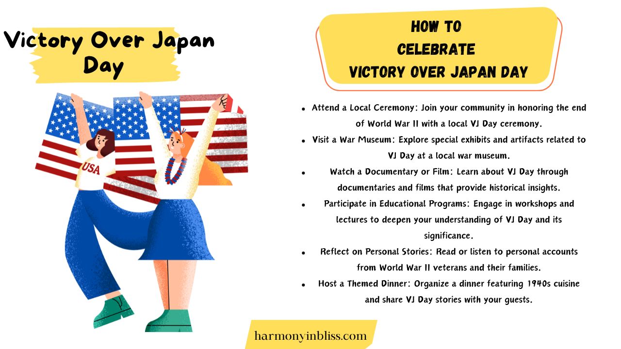 How to Celebrate VJ Day