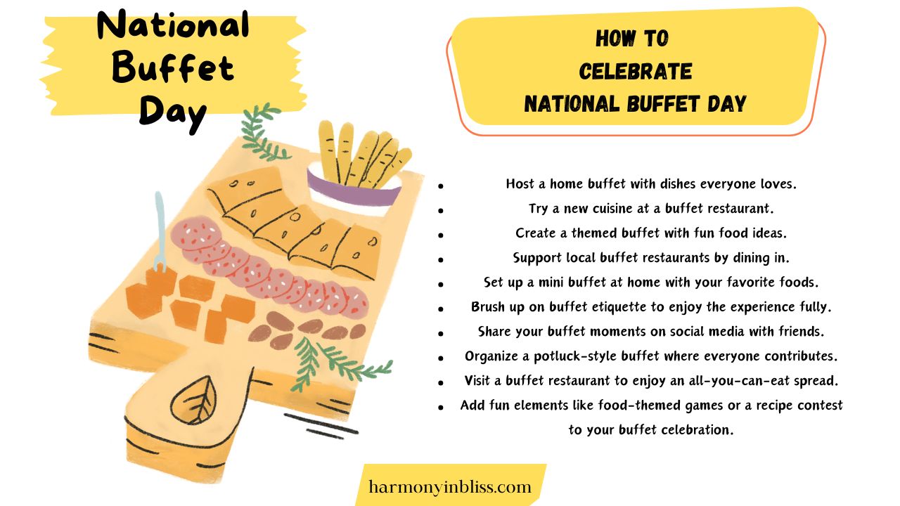How To Celebrate National Buffet Day