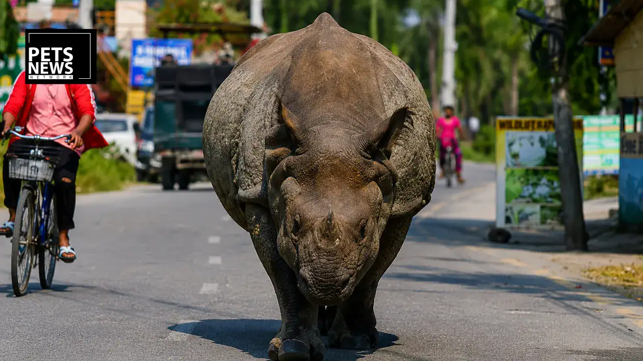 Meet Nepal's "Townie" Rhinos: The Giants Who Wander Sauraha's Streets Like Locals