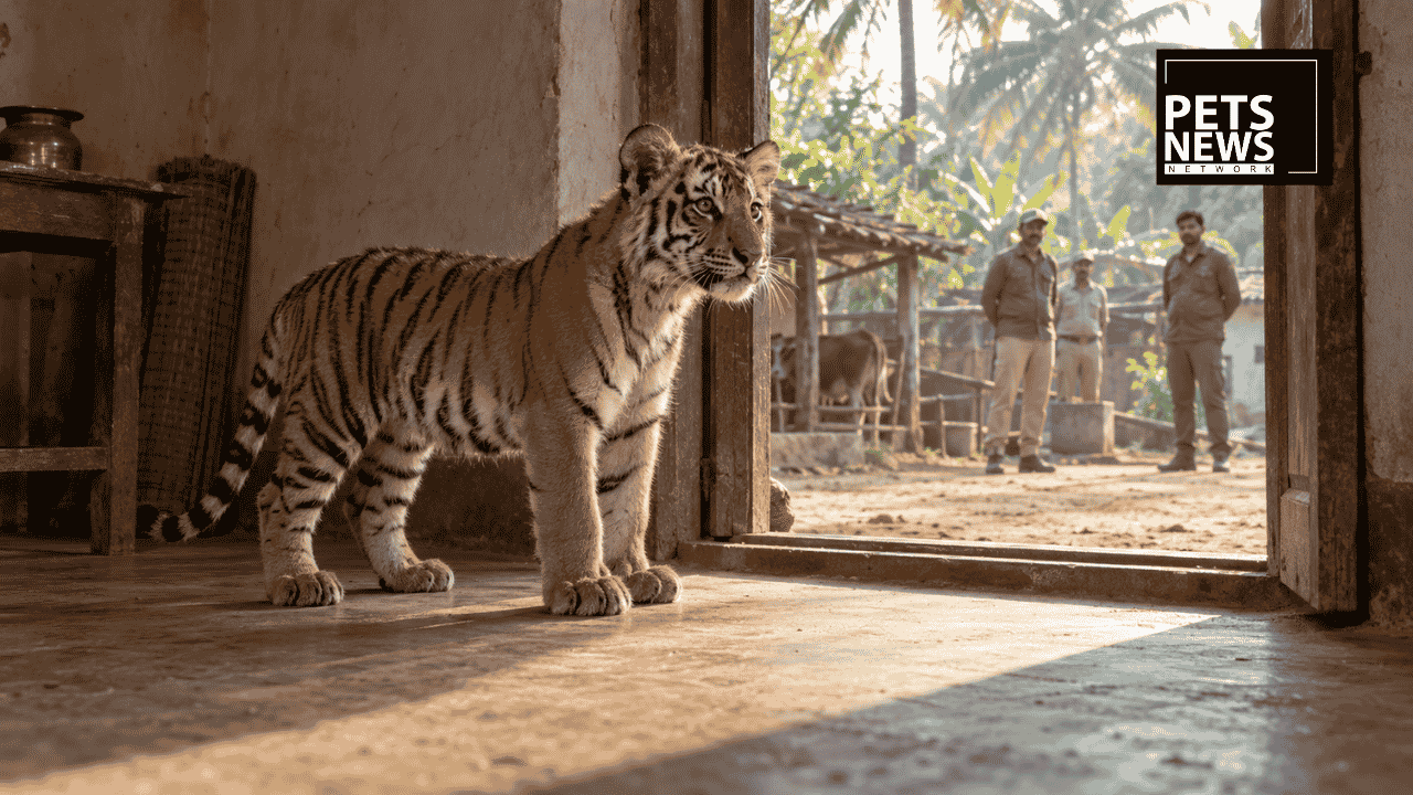 A Tiger Cub Walked Into a House in Odisha. What Happens Next Is the Hard Part
