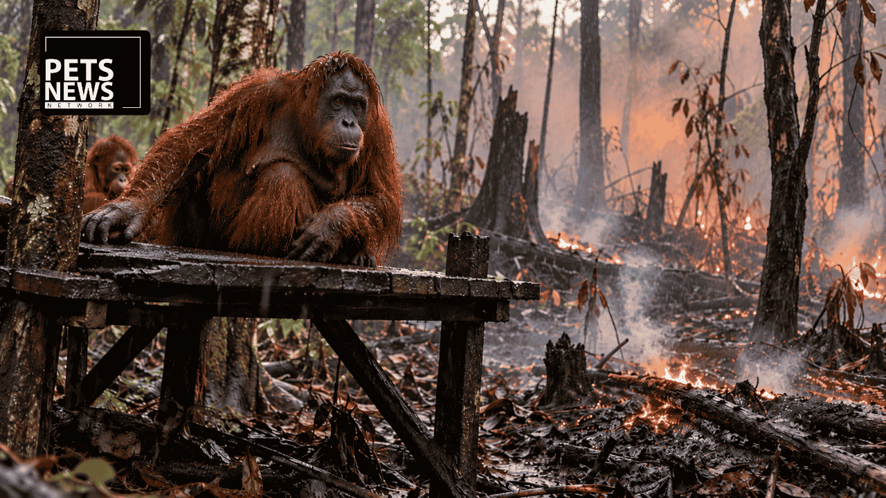 Fire Reached Tanjung Puting's Orangutan Feeding Camp. Rain Helped, but Peat Embers Are Still a Risk.