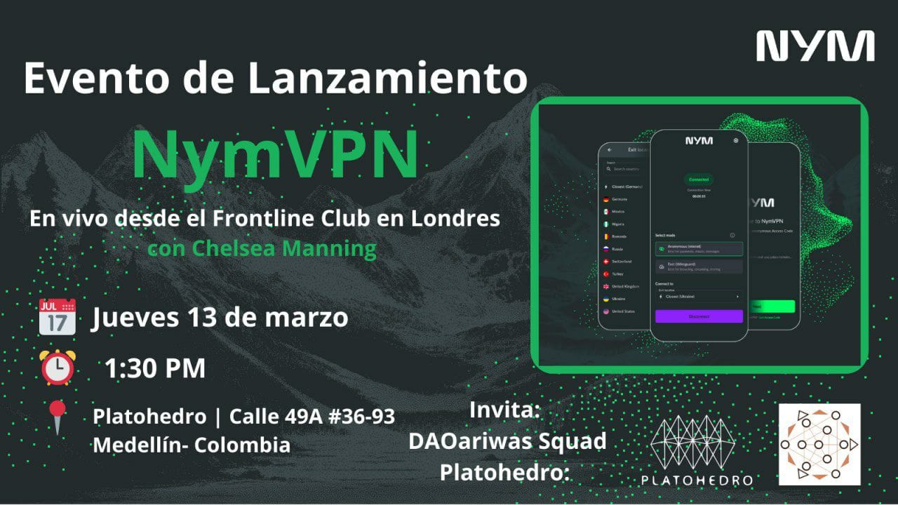 Lanzamiento Nym VPN