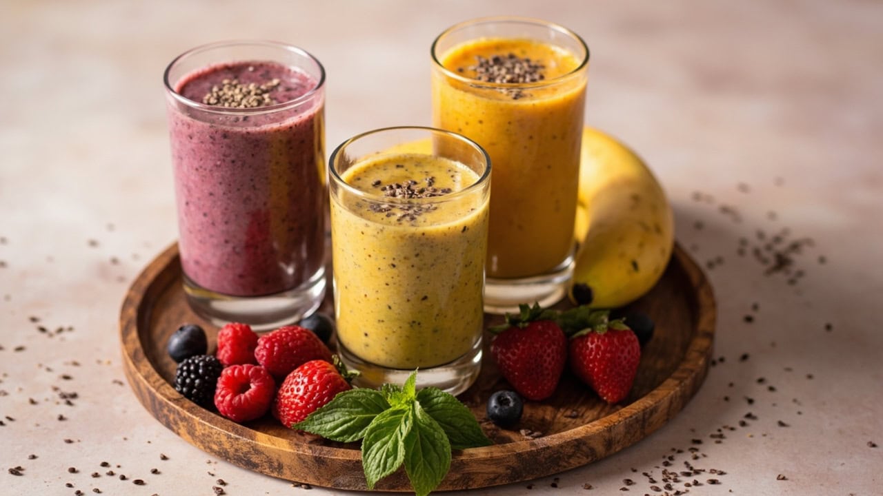 fiber rich smoothie recipes - hero image