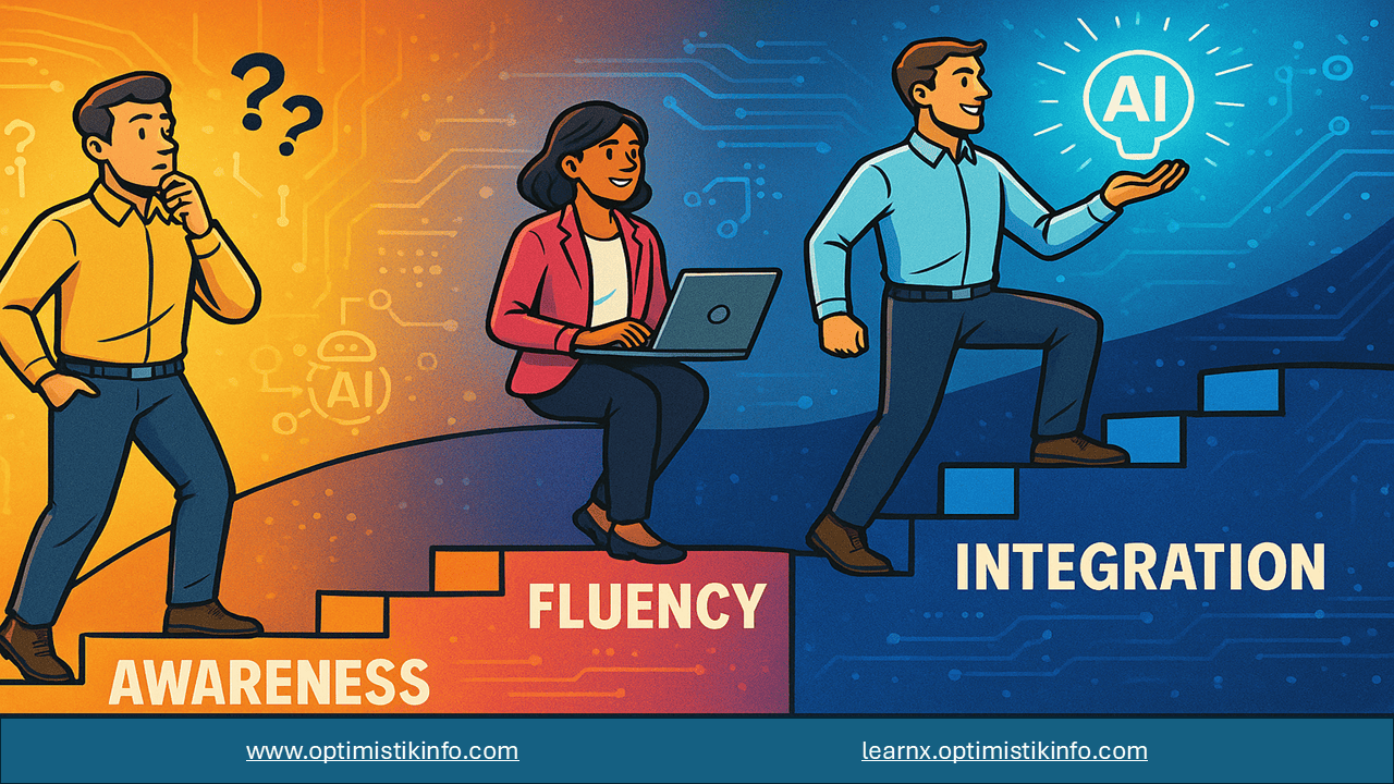 The 3 Stages of AI Adoption Inside Enterprises — Awareness → Fluency → Integration