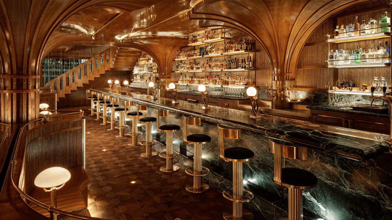 1 1 top 10 hotels in Milan: amazing bar with kelly bar chair by essential home top 10 hotels in milan Top 10 Hotels in Milan for an Unforgettable Luxury Experience 1