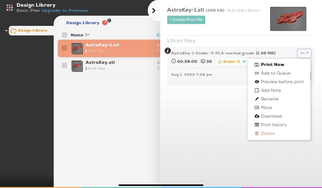 astroprint get gcode file