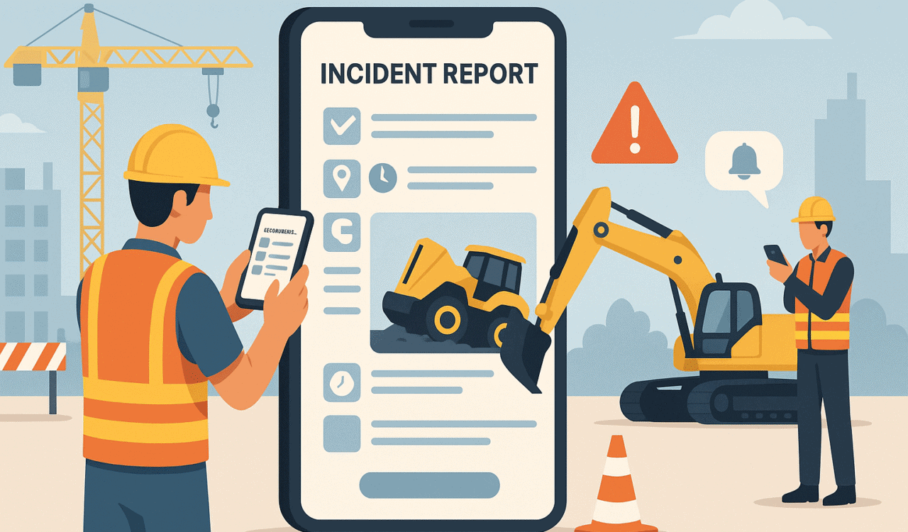 Incident Reporting with mobile forms in construction jobsite