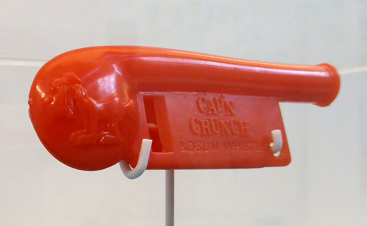 Phreaking: Die legendäre Cap'n Crunch Whistle (Bildnachweise siehe unten im Text)