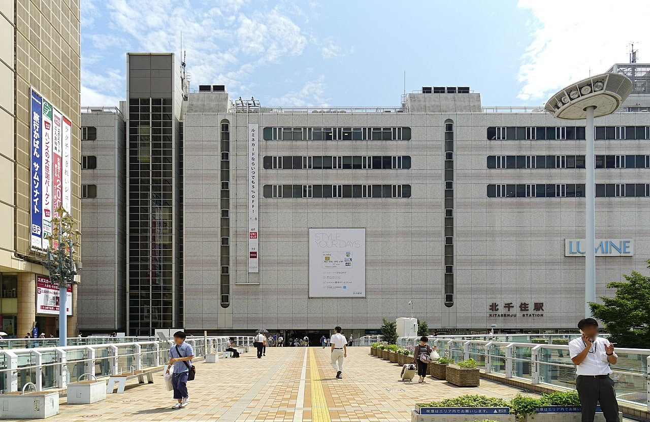 Kita-Senju Station.