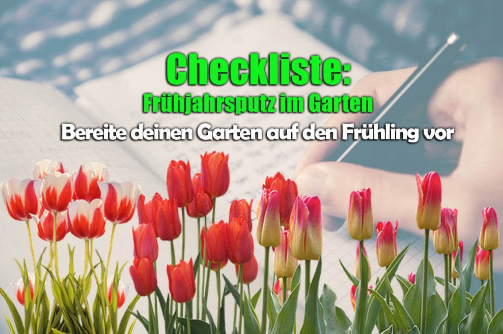 Checkliste für den Frühjahrsputz im Garten - bereite den Garten auf den Frühling vor