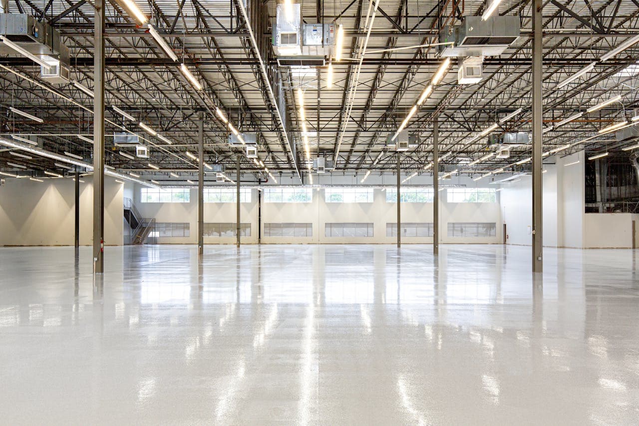 Modern Industrial Warehouse Interior in Houston