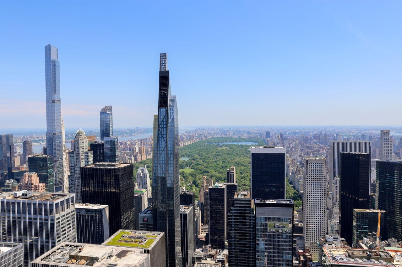 Vue sur Central Park de Top of the rock