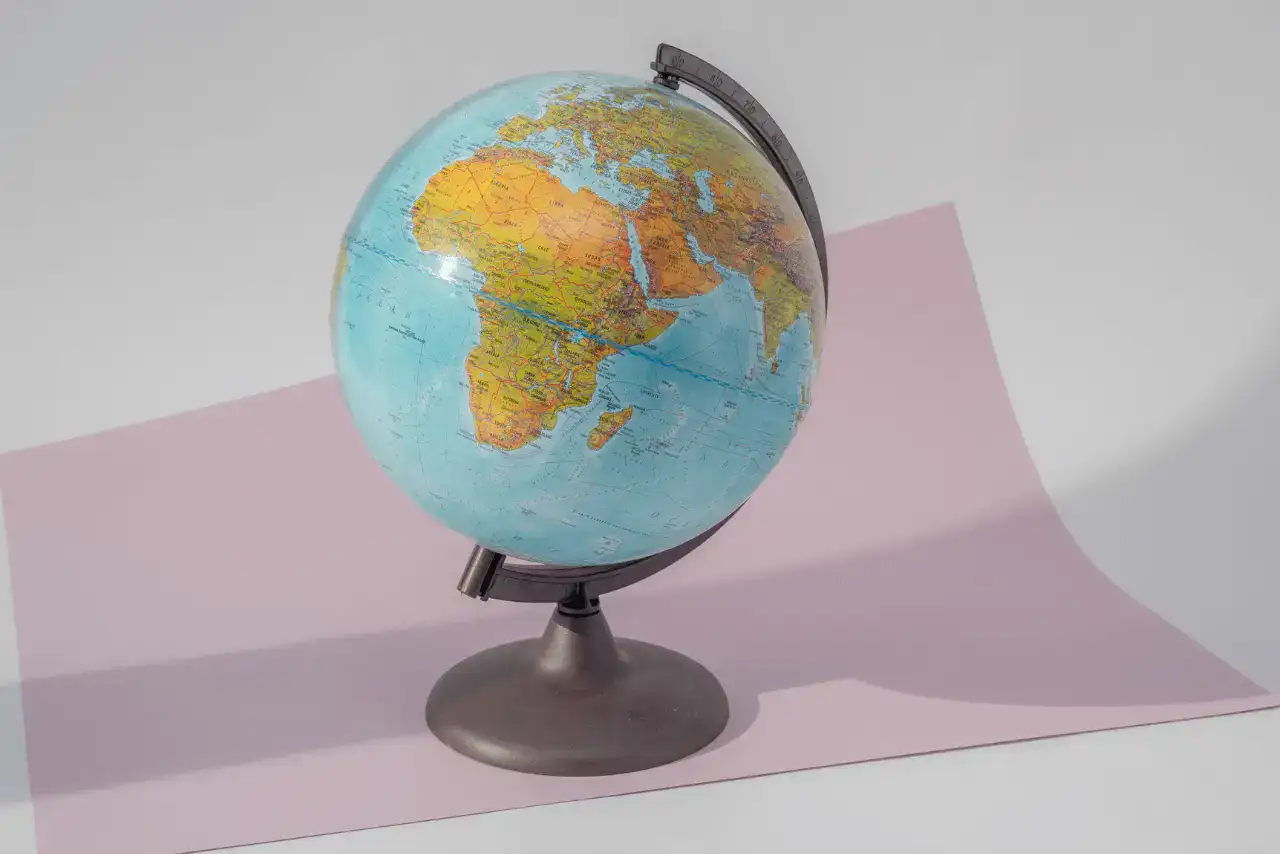 A rainbow in the sky