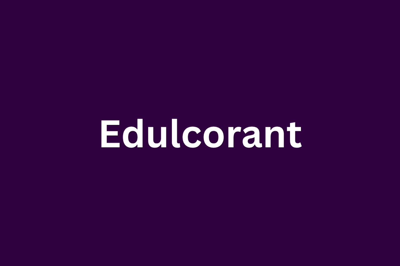 Edulcorant and its definition