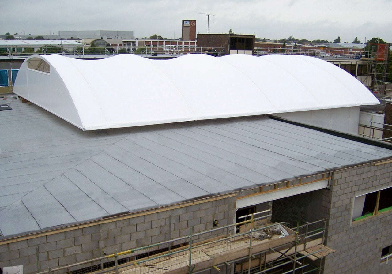 kanopi membrane, puncak, arsitektur modern