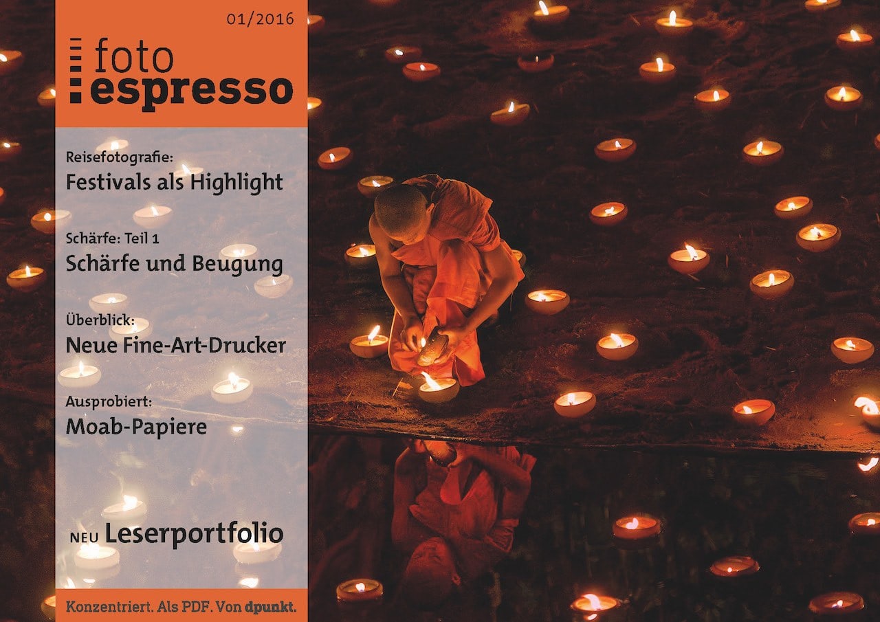 Reisefotografie: Festivals als Highlight - eine Coverstory im Fotoespresso 2016-01 von Thorge Berger
