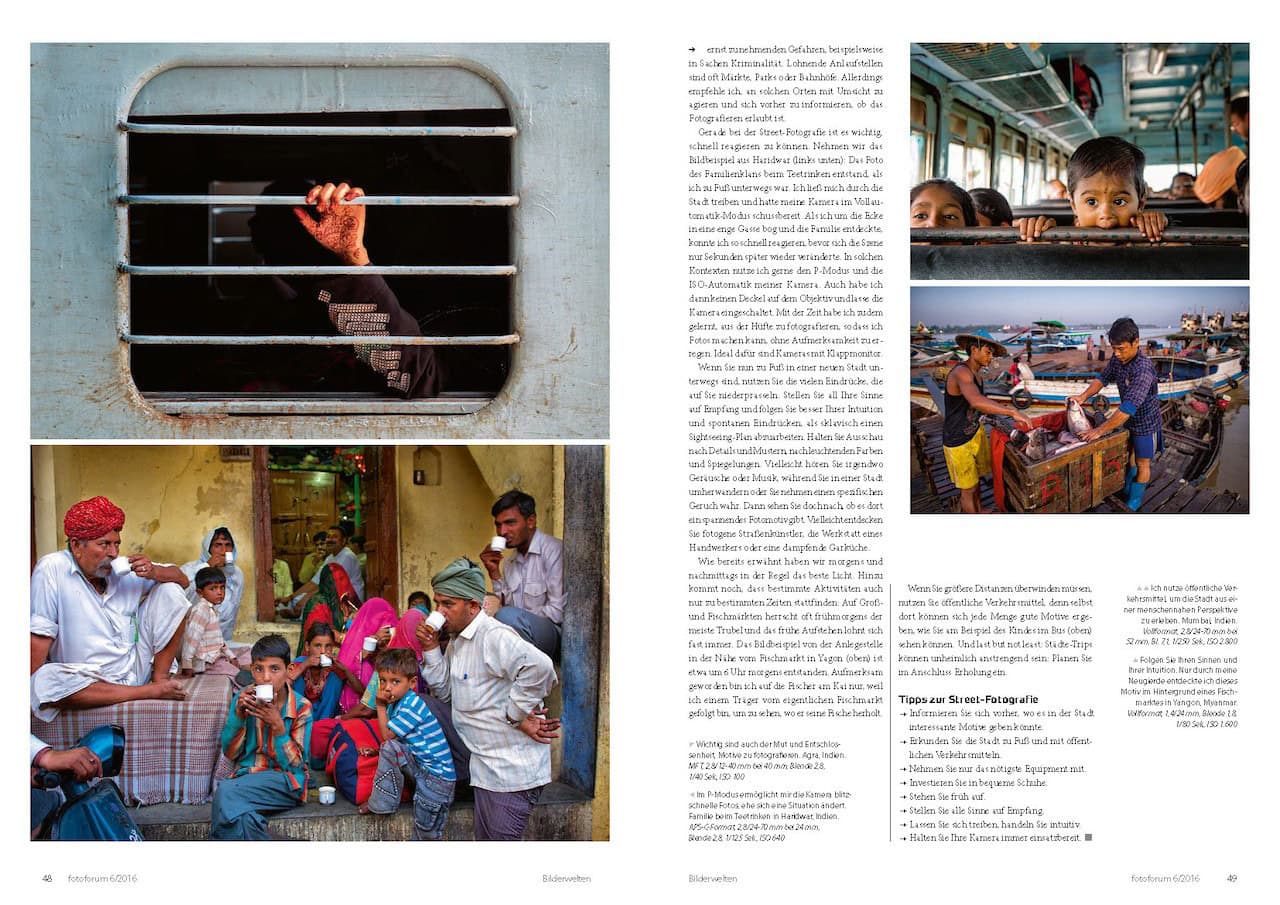 Architektur- und Streetfotografie auf Reisen - Fotoforum Magazin Ausgabe 2016-06  - Artikel von Thorge Berger