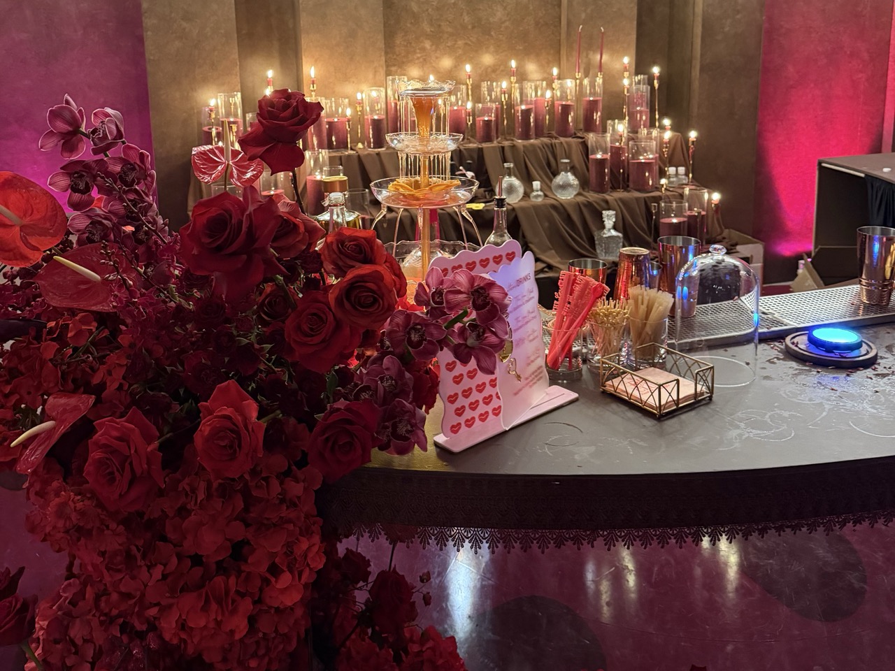 Custom signature cocktail by J. Martini Hospitality Group in Houston