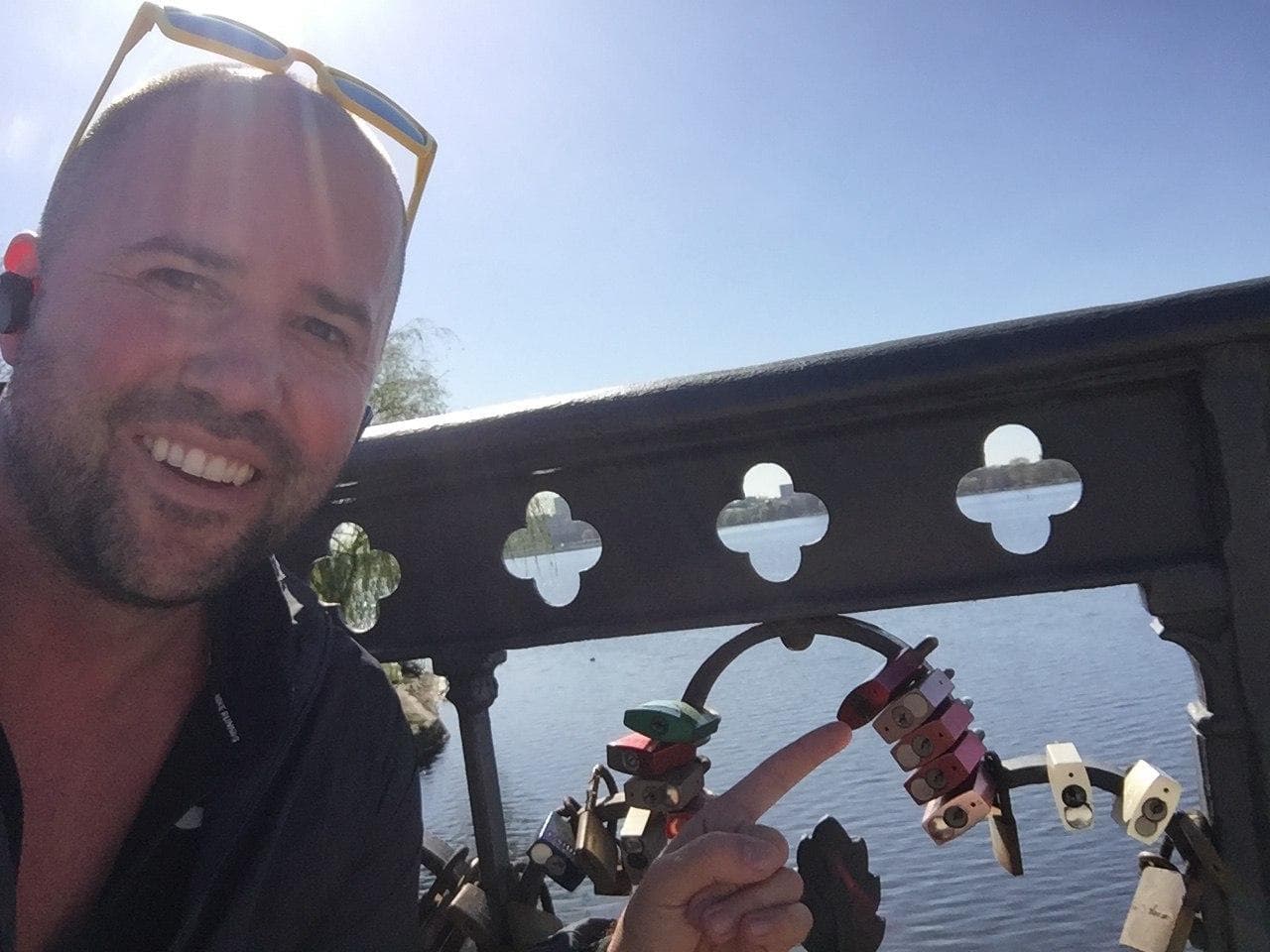 Die Inspiration für den Erfinder Sven Hildebrandt: Liebeschlösser (Foto: foreverontheblockchain.com)