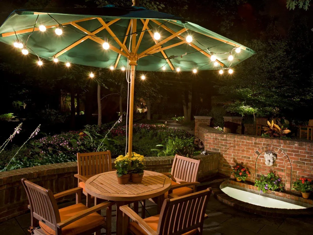 FOLLOW THE FOCAL POINT TO ADD LED PATIO STRING LIGHTS