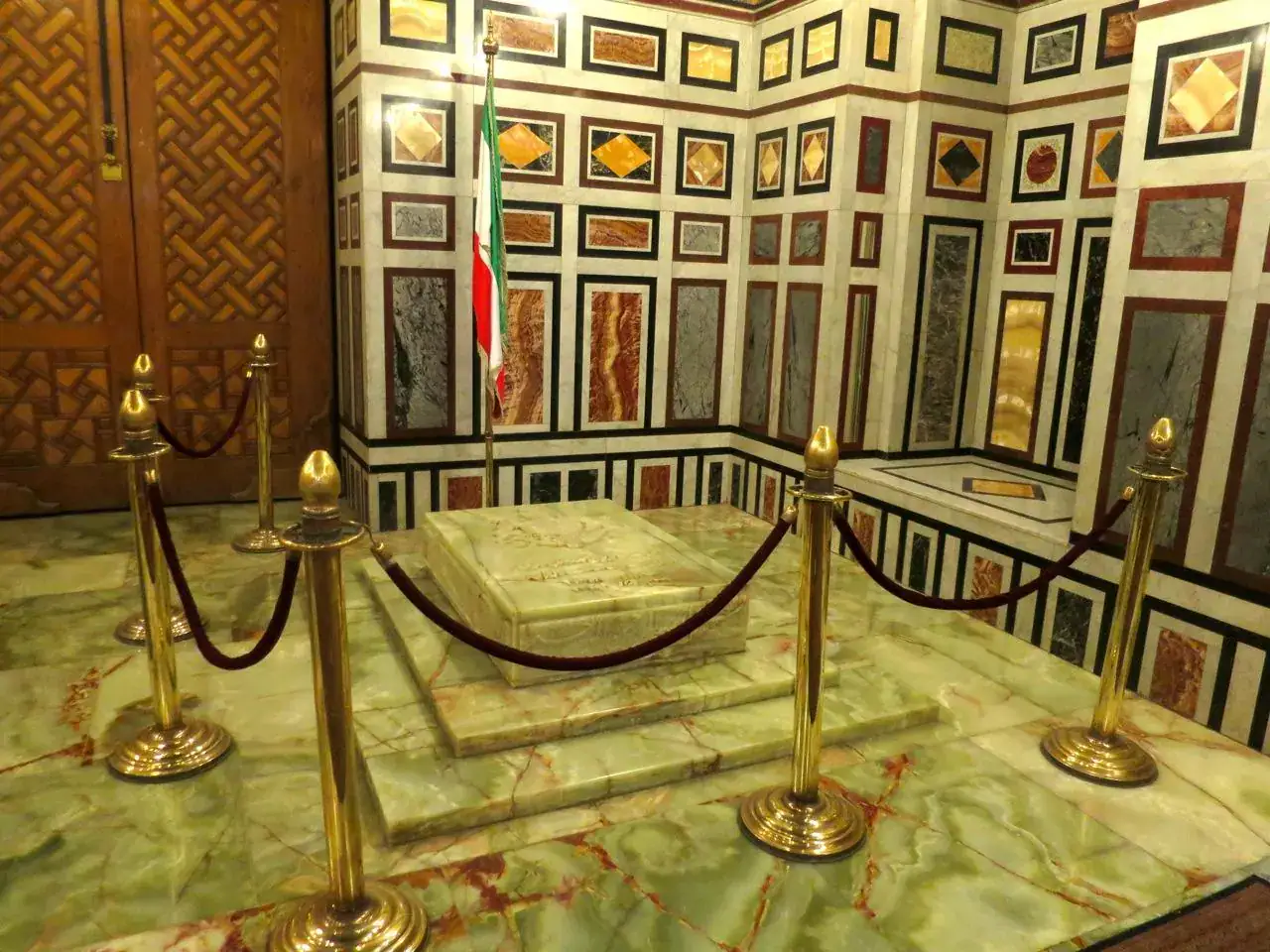 Marble tomb of Mohamed Ali Pasha inside the mosque