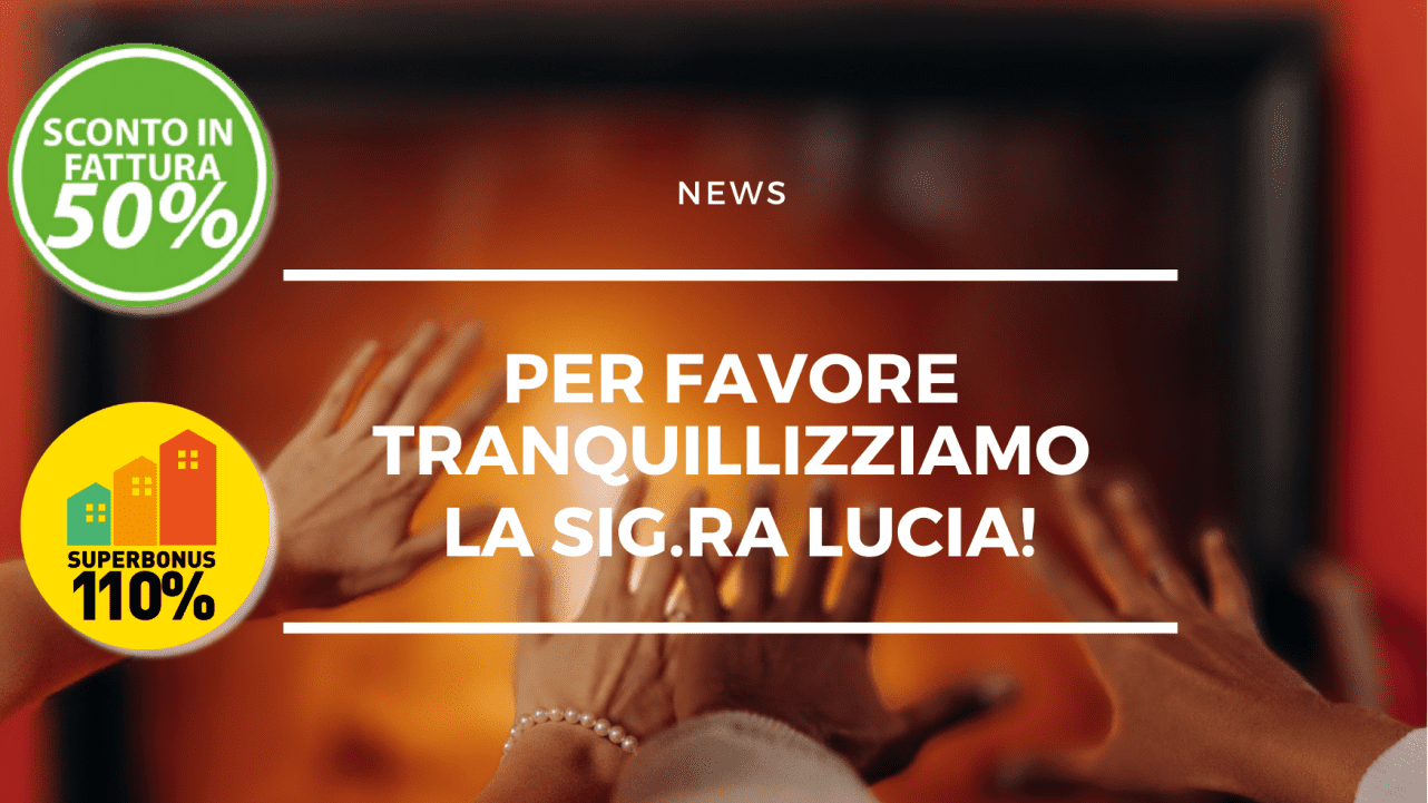 Scopri di più sull'articolo Per favore tranquillizziamo la Sig.ra Lucia!
