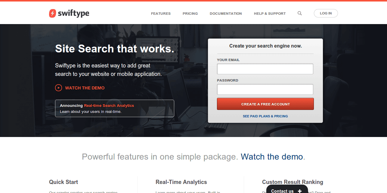 Swiftype  Modern full text search for websites and applications