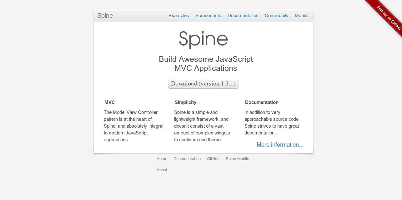 Build Awesome Javascript MVC Applications Spine