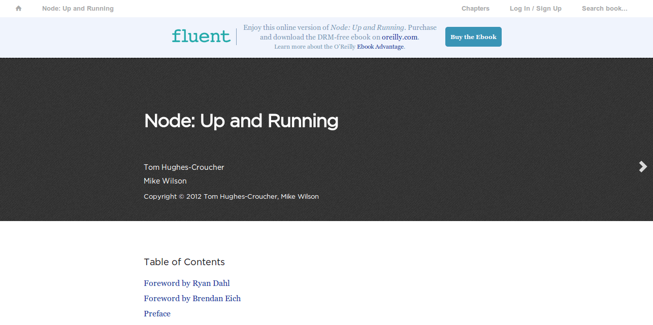 Node Up and Running