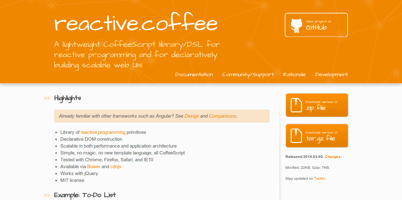 Reactive Coffee