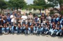 SMAN 1 Cisalak bersama  Forkopincam Cisalak melaksanakan aksi bersih-bersih di Alun-alun Kecamatan Cisalak  memperingati World Cleanup Day (WCD) 2026. Poto. Deltanusantara.com.