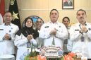 Kepala BNNP Jawa Barat Brigjen Pol. Sulistyo Pudjo Hartono beserta jajarannya.
Poto. Dok Moh.Asep.