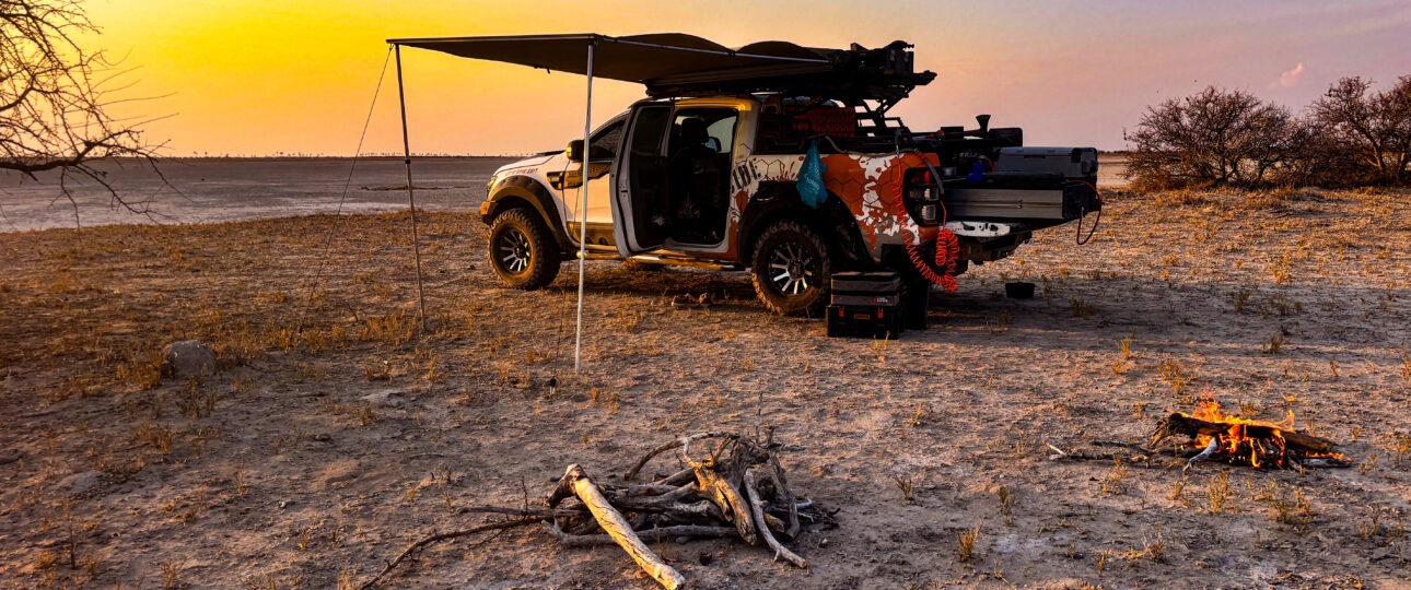 Die Makgadikgadi Pans - Camping