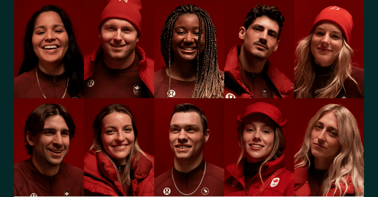 lululemon reveal 2022 Olympic apparel for Team Canada