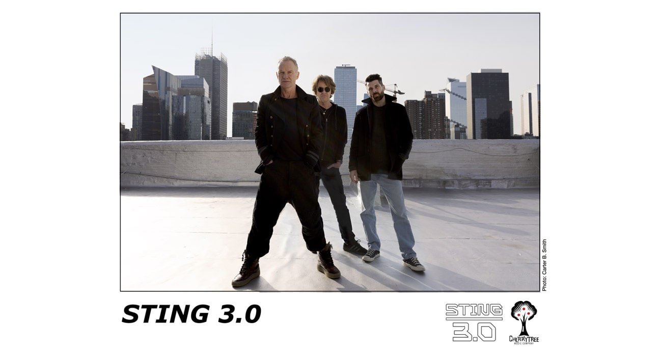 STING is bringing a power trio to play 2-nights at Massey Hall