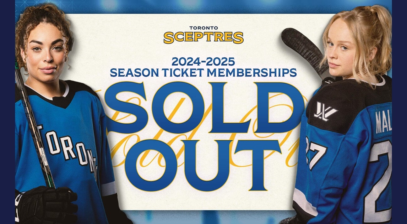 Toronto Sceptres season tickets have sold out again