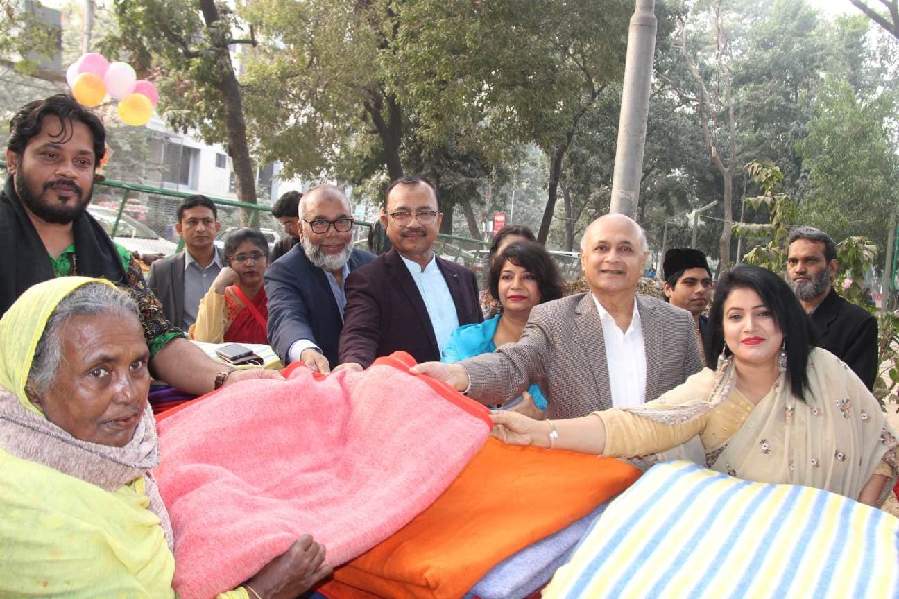 রাজধানীর ঐতিহ্যবাহী সামাজিক সংগঠন “জনমুক্তি” উদ্যেগে শীতবস্ত্র বিতরণ কর্মসূচী অনুষ্ঠিত হয়েছে