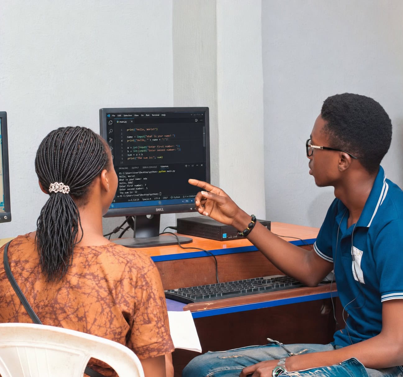 Florintech Computer College Students