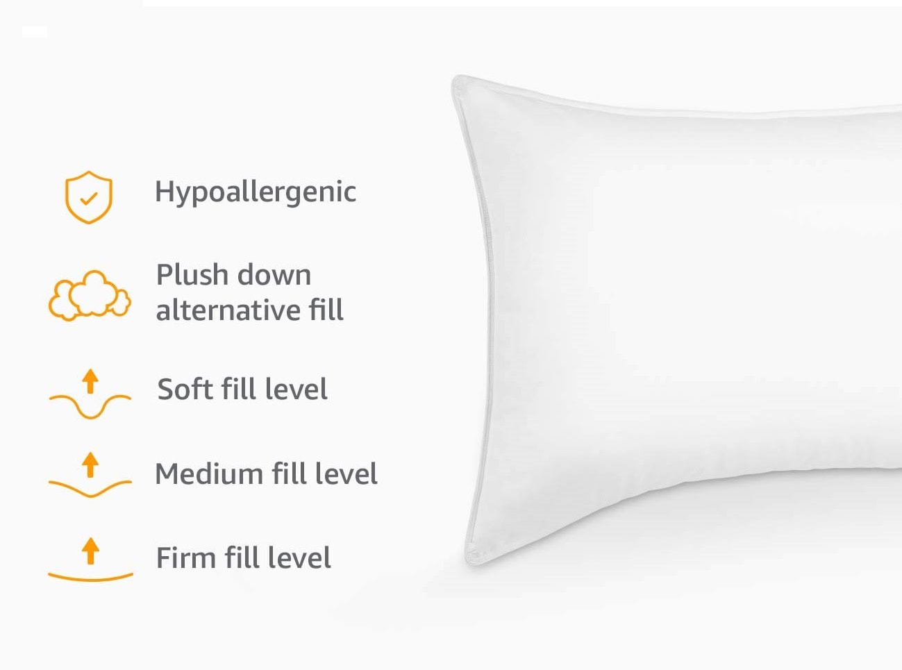 Squishy down pillow clearance
