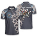 Badass 9-Stone Cowboys Custom Bowling Shirt for Men