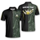 Blended Paint Pattern Custom Bowling Shirts for Men