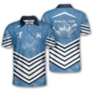 Freeze The Alley Custom Bowling Polo Shirt for Men