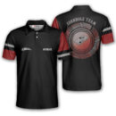 Red Thunder Storm Custom Cornhole Shirt for Men