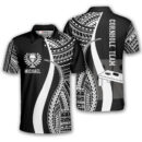 Custom Tribal Pattern Cornhole Polo Shirt for Men