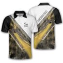 Custom Sporty Thunder Lightning Cornhole Polo Shirt for Men