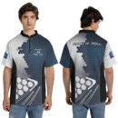 Rack N' Roll Black Pool Bar Billiard Jersey For Men